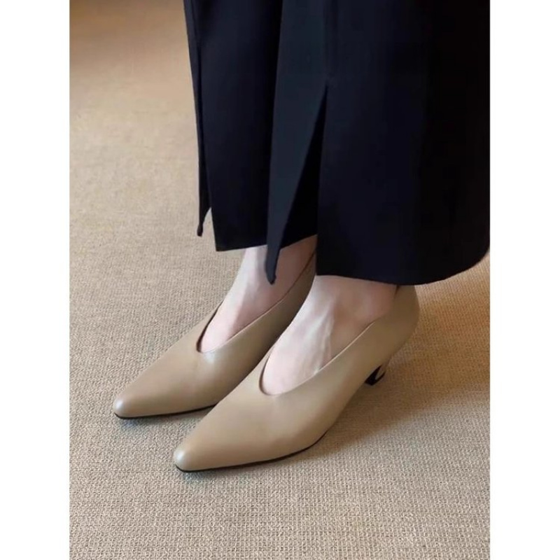 Sepatu Hak Tebal Ujung Lancip  - Home Office Makeover ulasan dan harga